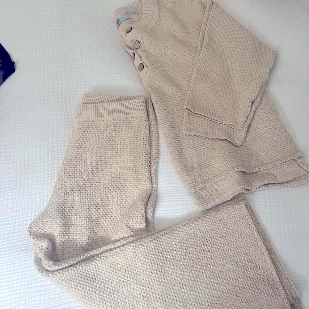 Free people Hailee sweater set